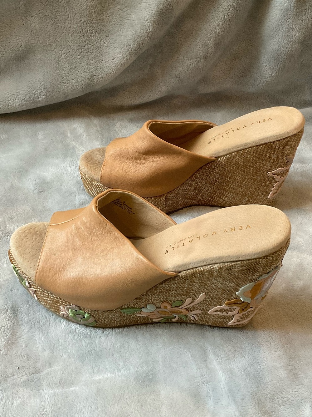 Very Volatile Embroidered Platform/Wedges